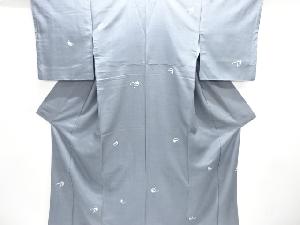 抽象模様手織り紬着物